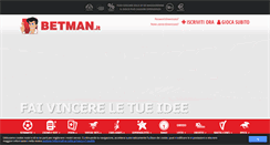 Desktop Screenshot of betman.it