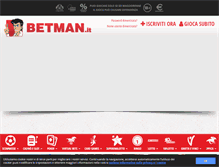 Tablet Screenshot of betman.it